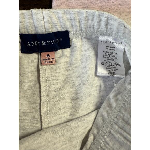Andy & Evan Light Gray Ombré Leggings- Size 6 - Picture 4 of 4